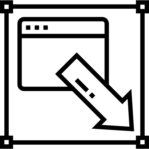 Браузер Detailed Straight Lineal иконка