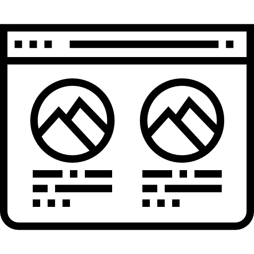 プロフィール Detailed Straight Lineal icon