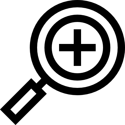 zoekopdracht Basic Straight Lineal icoon