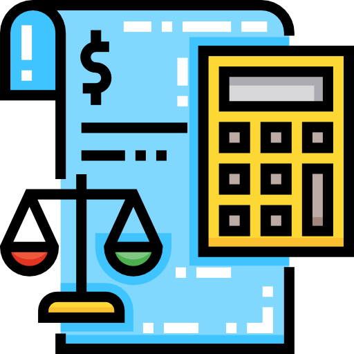 impuestos Detailed Straight Lineal color icono