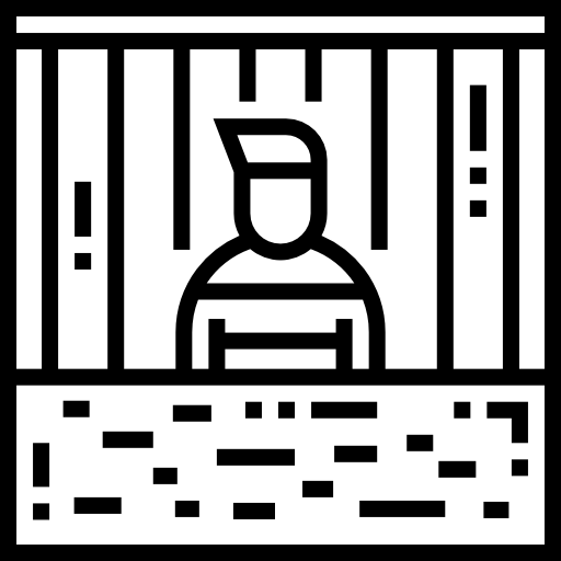 Заключенный Detailed Straight Lineal иконка