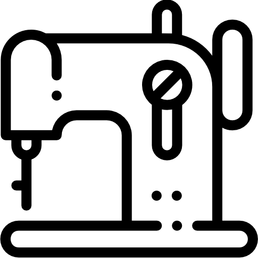재봉틀 Detailed Rounded Lineal icon