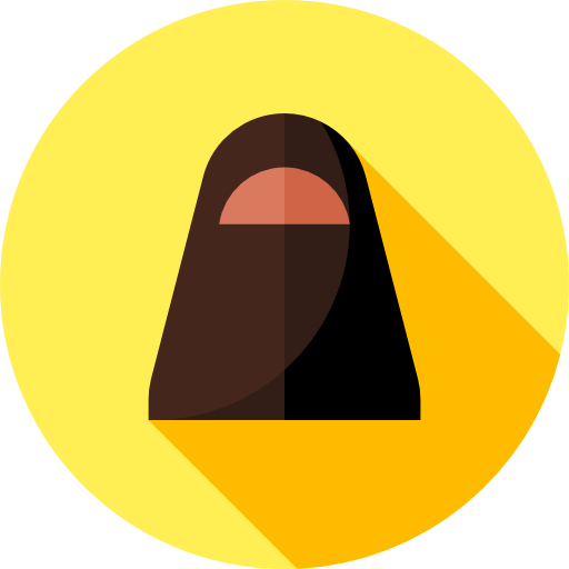 árabe Flat Circular Flat icono