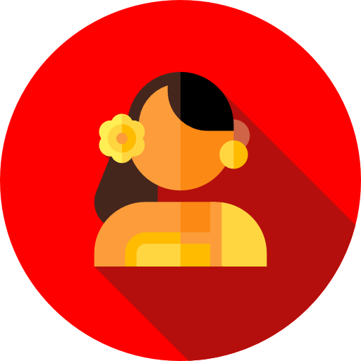 indonesisch Flat Circular Flat icon