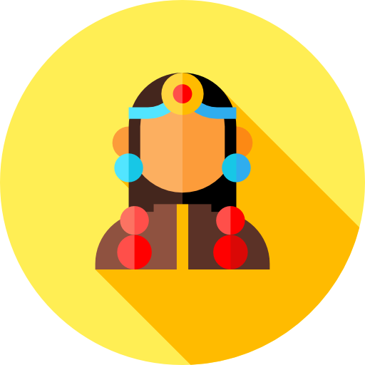 チベット語 Flat Circular Flat icon