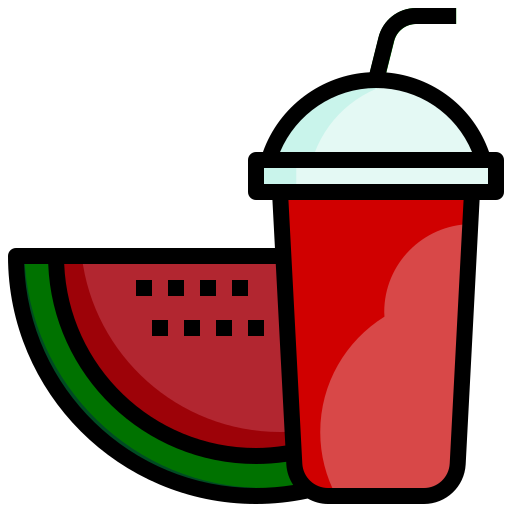 sandía Generic color outline icono