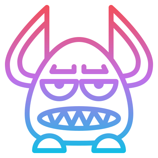 Monster Iconixar Gradient icon