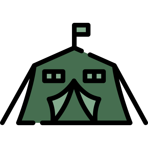 Военная база Generic color outline иконка