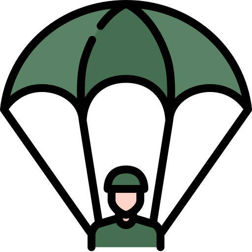 낙하산 Generic color outline icon
