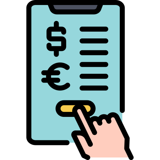 Мобильный банкинг Generic color outline иконка