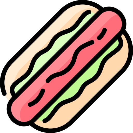 hot dog Vitaliy Gorbachev Lineal Color icono