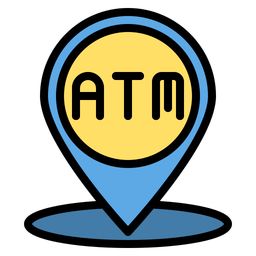 bankomat Generic color outline ikona