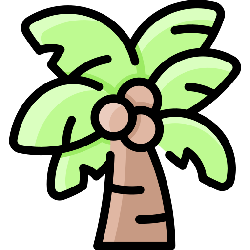 Coconut tree Vitaliy Gorbachev Lineal Color icon