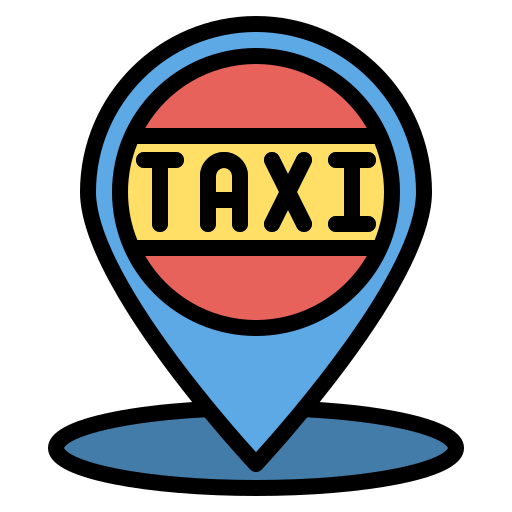 Такси Generic color outline иконка
