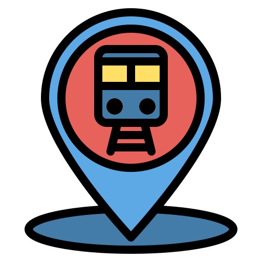 Train Generic color outline icon