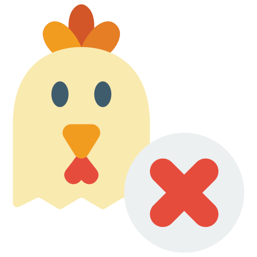 sin pollo Basic Miscellany Flat icono