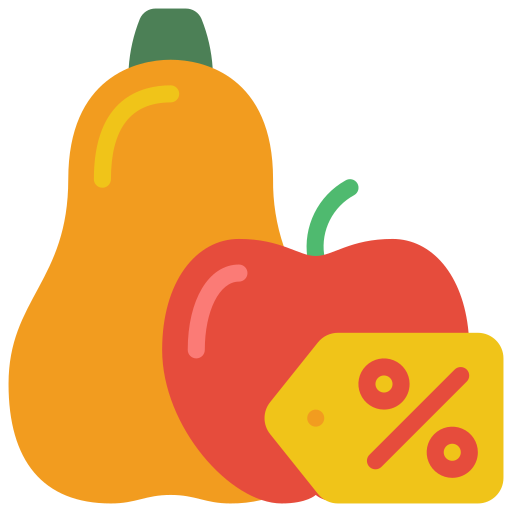 fruit Basic Miscellany Flat icoon