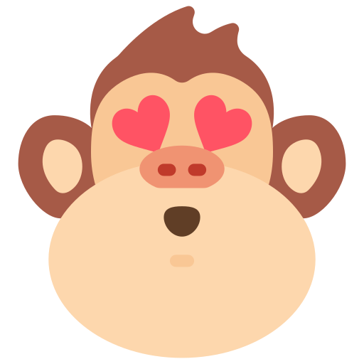 małpa Basic Miscellany Flat ikona