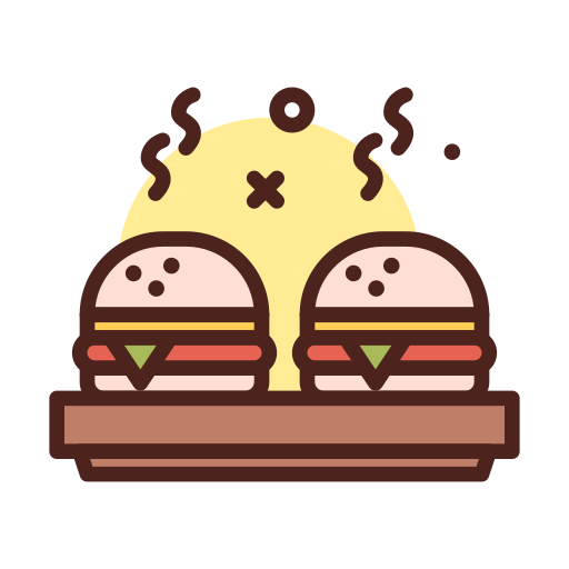 hamburguesa Darius Dan Lineal Color icono
