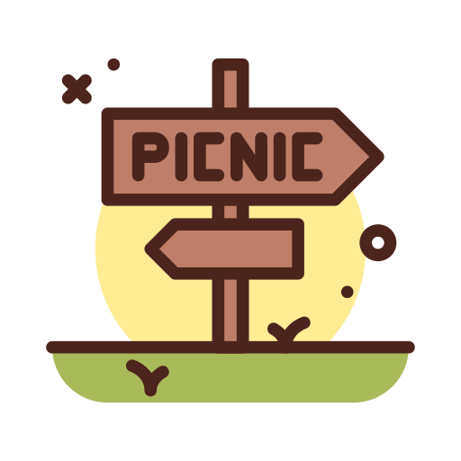 picnic Darius Dan Lineal Color icona