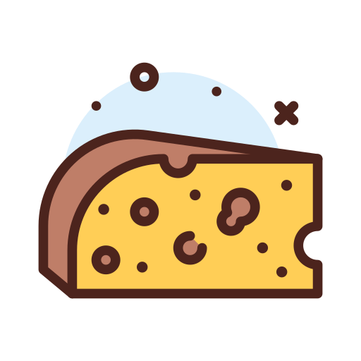 formaggio Darius Dan Lineal Color icona