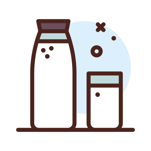 le lait peut Darius Dan Lineal Color Icône