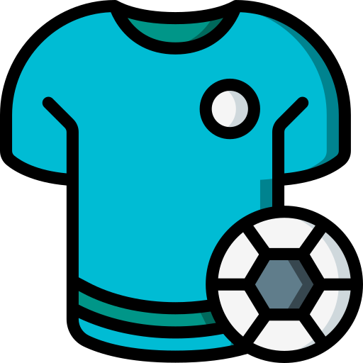 축구 셔츠 Basic Miscellany Lineal Color icon