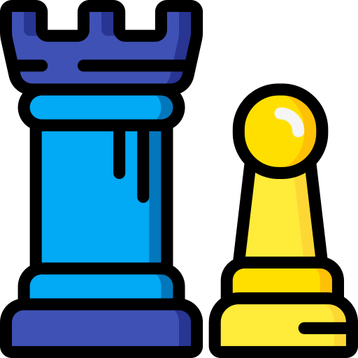 gra w szachy Basic Miscellany Lineal Color ikona