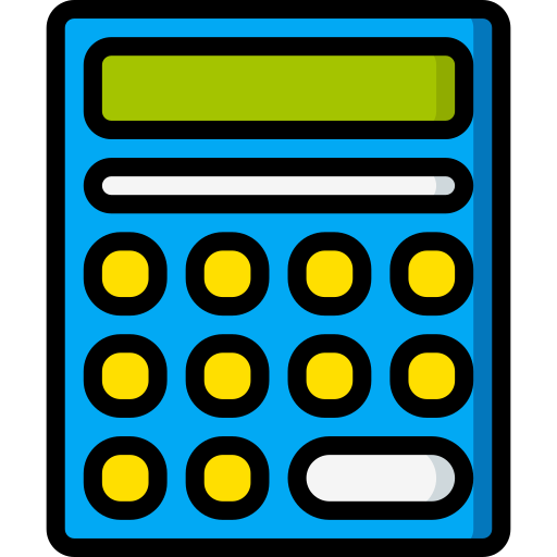 kalkulator Basic Miscellany Lineal Color ikona
