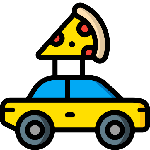 피자 배달 Basic Miscellany Lineal Color icon
