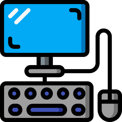 computadora Basic Miscellany Lineal Color icono