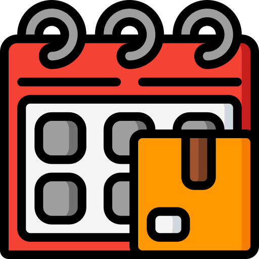 kalender Basic Miscellany Lineal Color icon