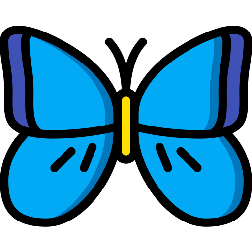 Butterfly Basic Miscellany Lineal Color icon