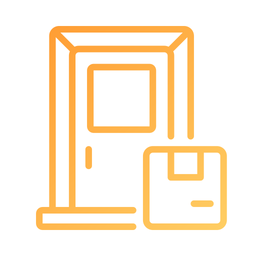 Door to door Generic gradient outline icon