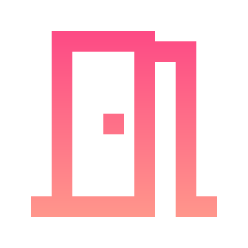 문 Generic gradient outline icon