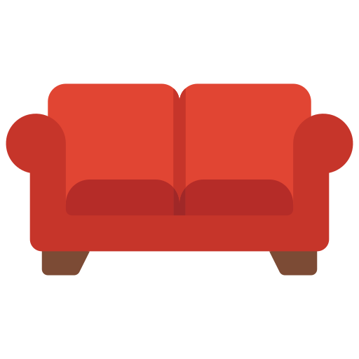 sofa Juicy Fish Flat icon