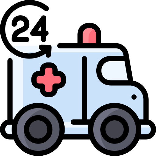Ambulance Vitaliy Gorbachev Lineal Color icon