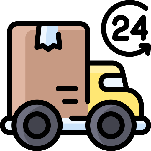 Delivery truck Vitaliy Gorbachev Lineal Color icon