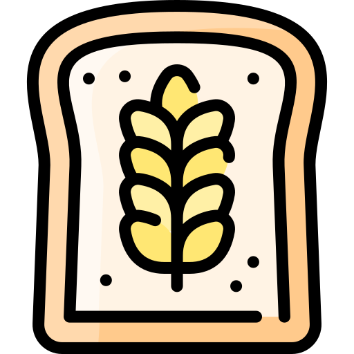 Whole wheat bread Vitaliy Gorbachev Lineal Color icon