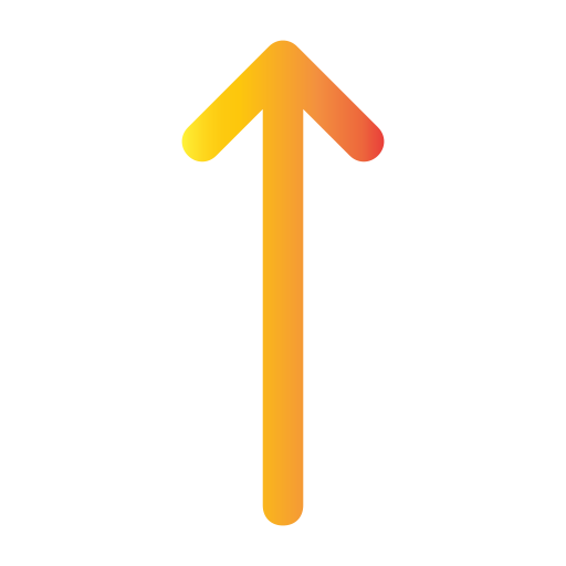 Up arrow Generic gradient outline icon