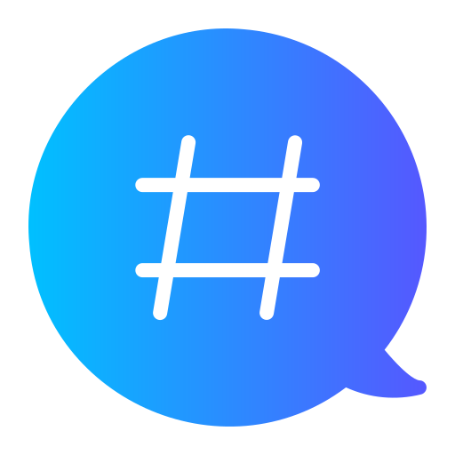 ハスタグ Generic gradient fill icon