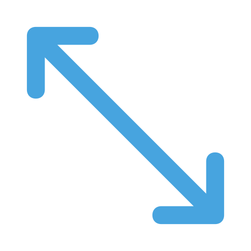 Diagonal arrow Generic color outline icon