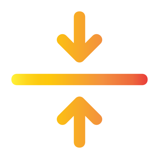 Align center Generic gradient outline icon