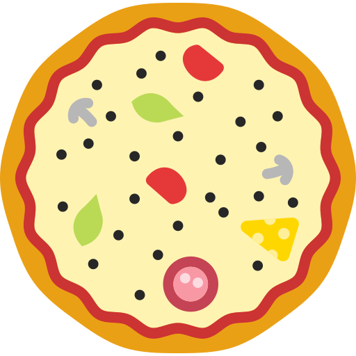 pizza Generic color fill Icône