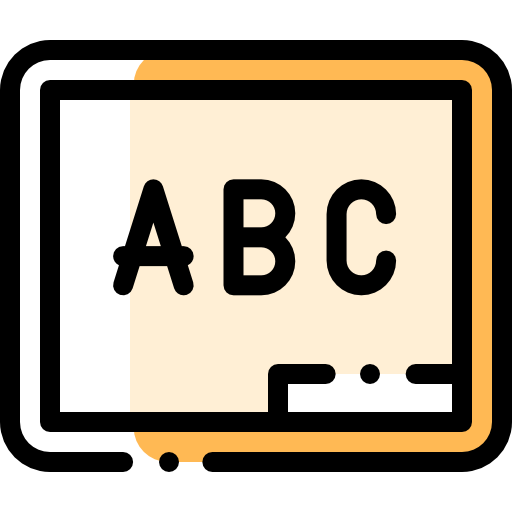 a b c Detailed Rounded Color Omission icono