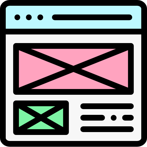웹 디자인 Detailed Rounded Lineal color icon