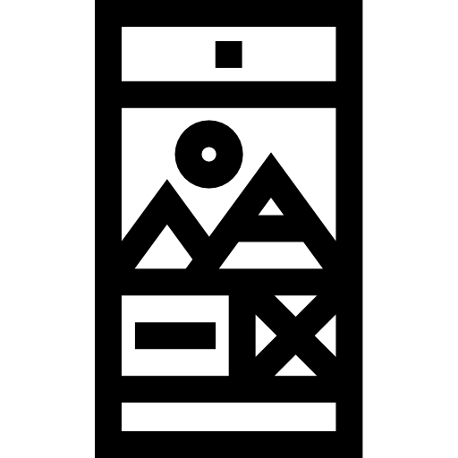 モバイルウェブ Basic Straight Lineal icon