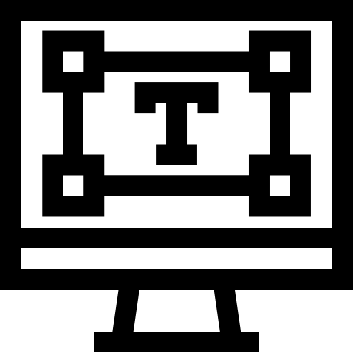 Типография Basic Straight Lineal иконка