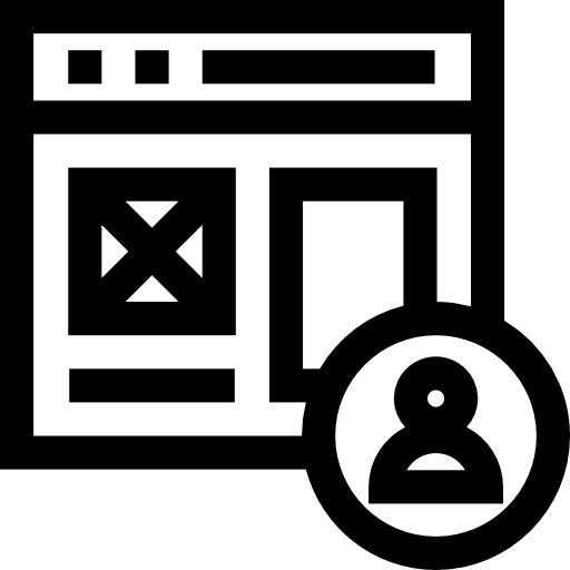 プロフィール Basic Straight Lineal icon