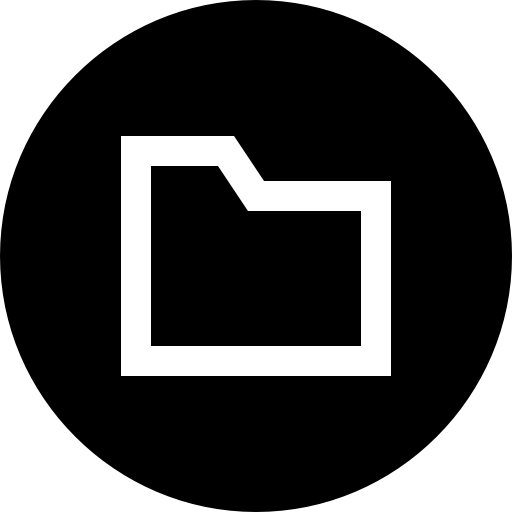 cartella Basic Straight Filled icona